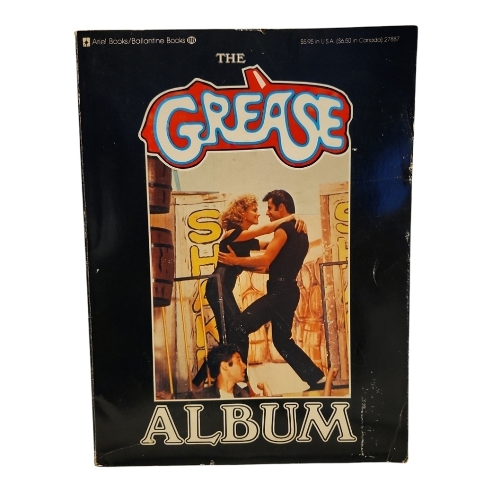 Grease Album Book Signed John Travolta Olivia Newton John 1978